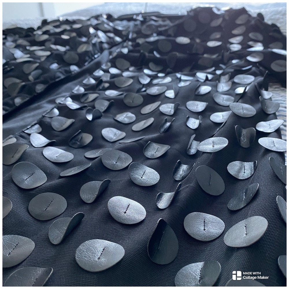 Anthropologie Eva Franco Black Open Front Cardigan Jacket Size M (oversized) - Picture 6 of 11